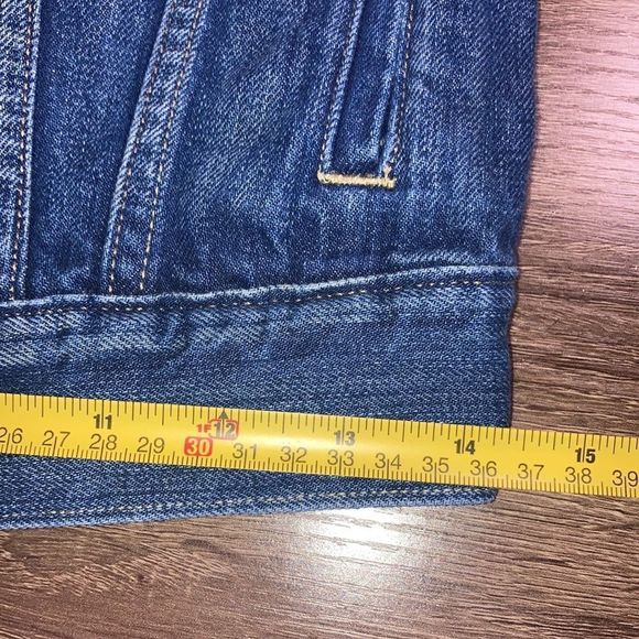 Womens XS Levi’s Stretch Denim Medium Wash Jacket - Picture 8 of 10